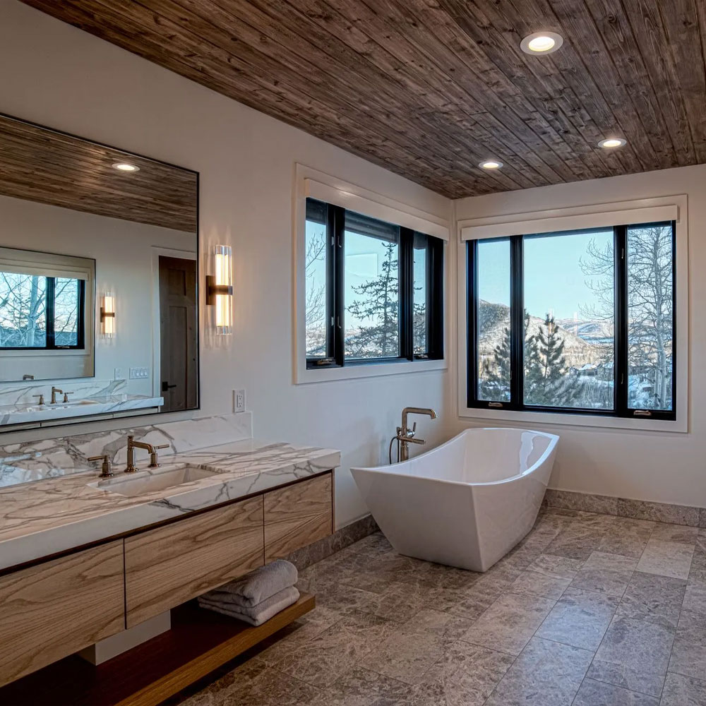 Beautiful luxury bathroom