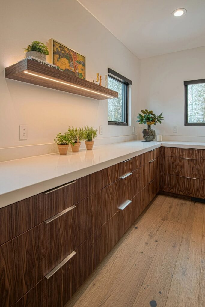 Ranch Place kitchen area long view
