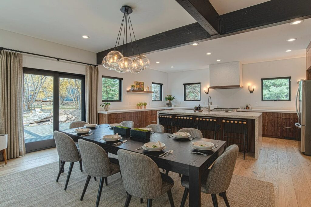 Ranch Place dining room and kitchen
