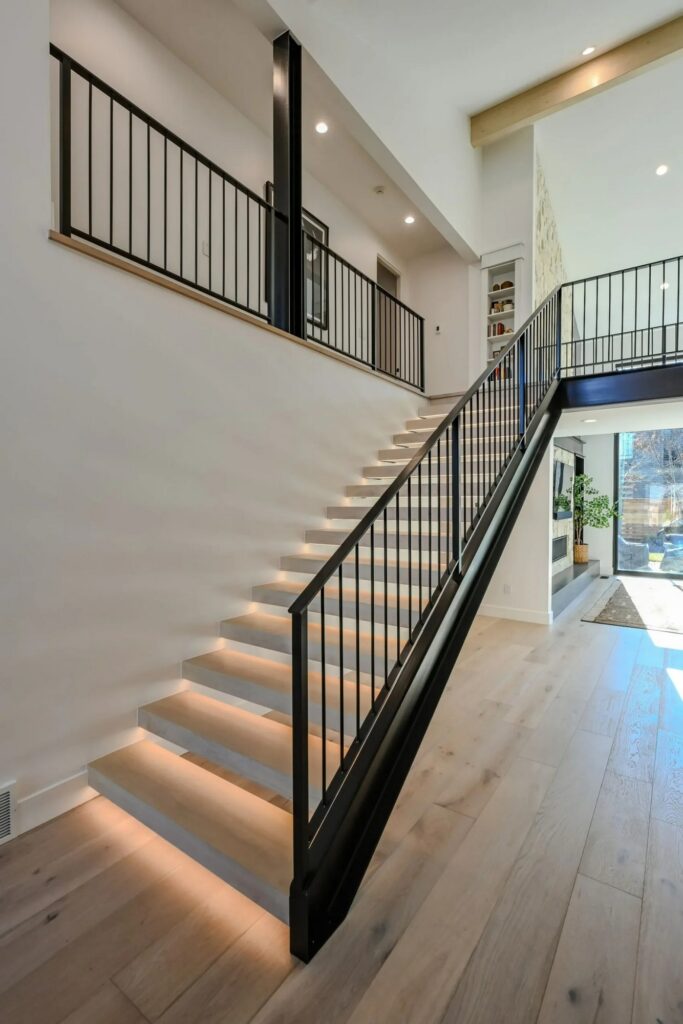 Silver Springs 2023 stairs with light