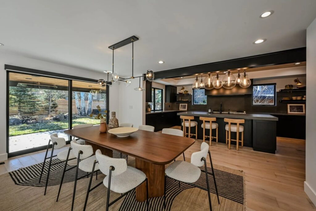 Silver Springs 2023 dining table and kitchen