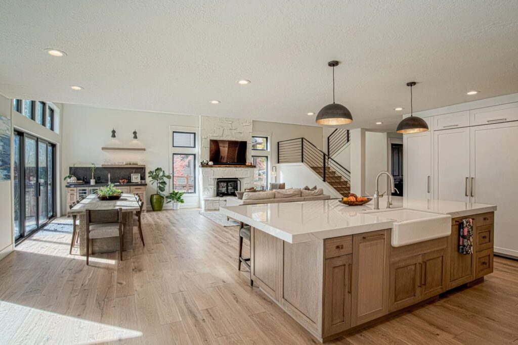 Northshore kitchen and open floor plan