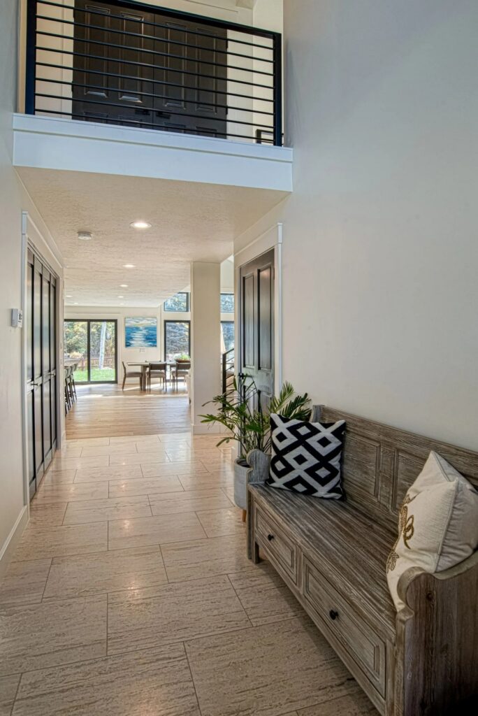 Northshore hallway with bench seat