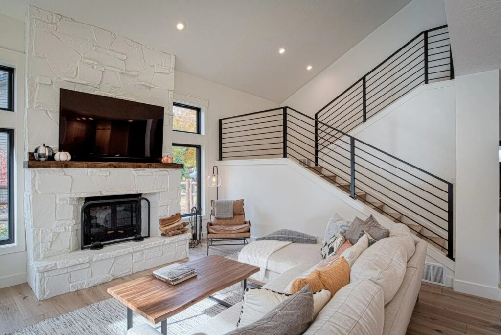 Northshore living room and stairs
